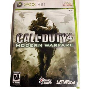 Call Of Duty 4 Modern Warfare Microsoft Xbox 360 Complete With Manual
